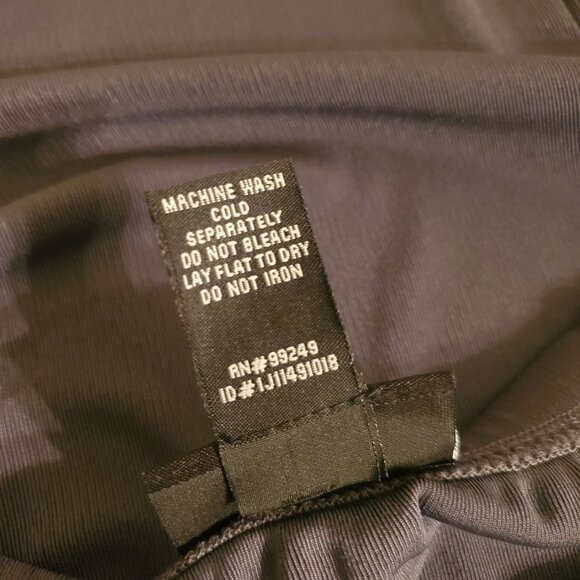 Maggie Barnes 1X Gray Slinky Liquid Knit Top Skirt 2 Pc Set Formal Mother Bride - Picture 5 of 6